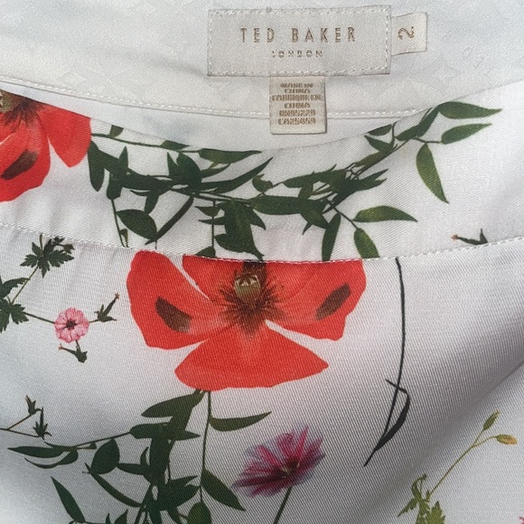 Ted Baker London size 2 Hedgerow Wrap Midi Skirt - Picture 6 of 7